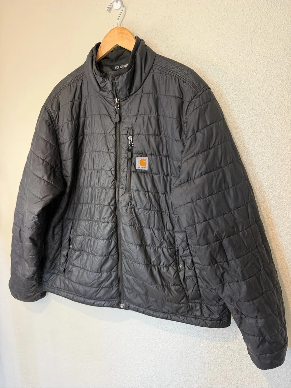 Carhartt Gilliam Rain Defender Men’s Black Quilted Puffer Jacket